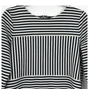 Madewell black and white stripe sweater